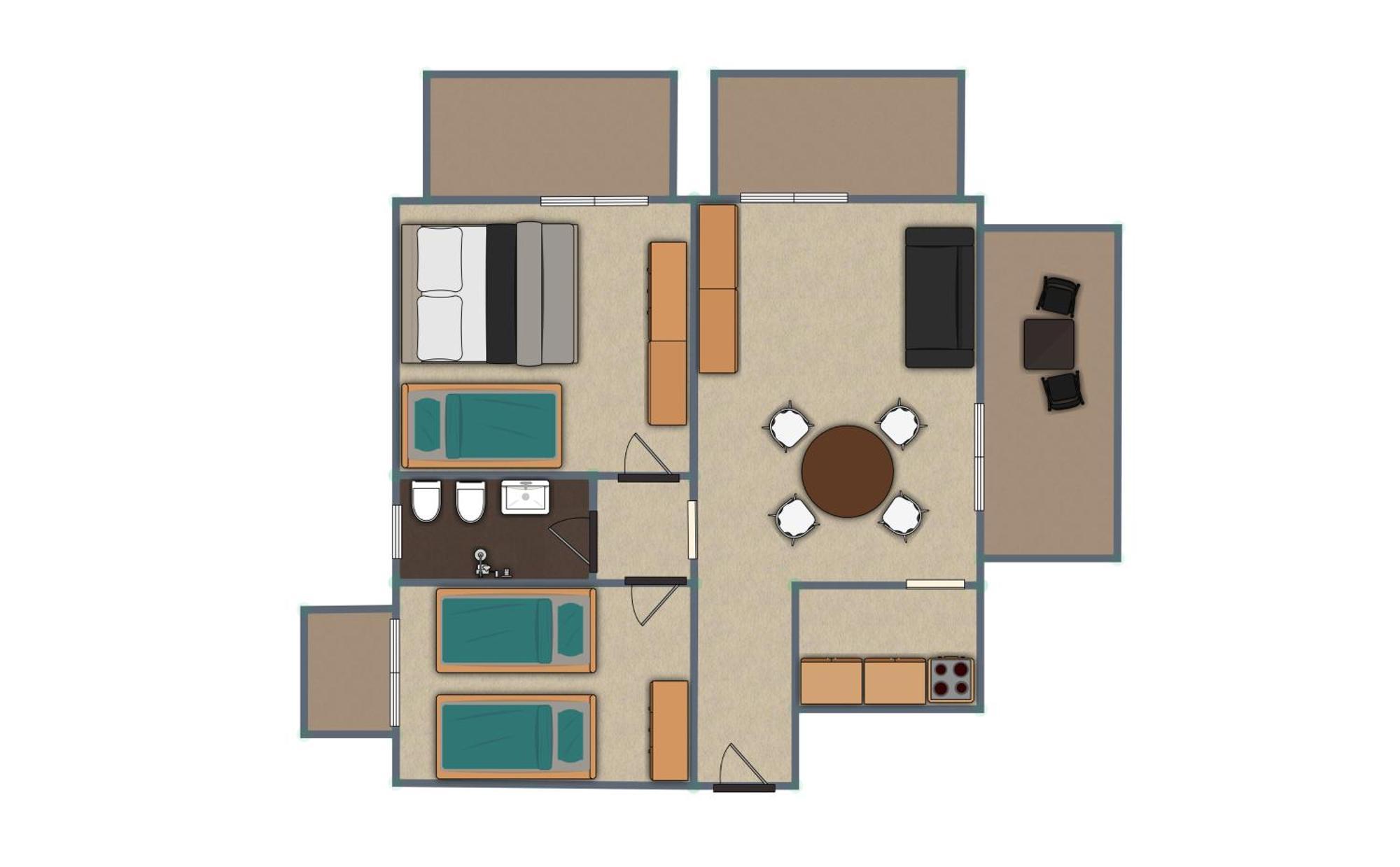 Residence Rainbow เบลลาเรีย-อีเจอา มารีนา ห้อง รูปภาพ